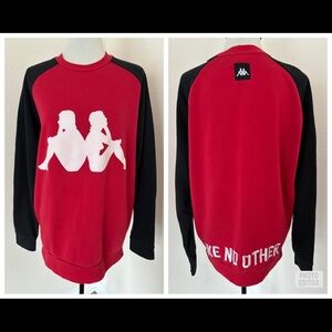 KAPPA Sportswear Unisex Womens Mens Big Boys Girls Logo Sweatshirt Top Sz XL